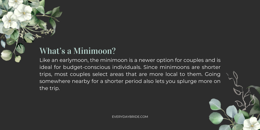 Earlymoon vs. Honeymoon vs. Minimoon: What’s the Difference?