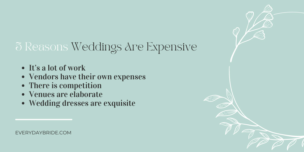 The Expensive Truth: Why Do Weddings Cost So Much Money?