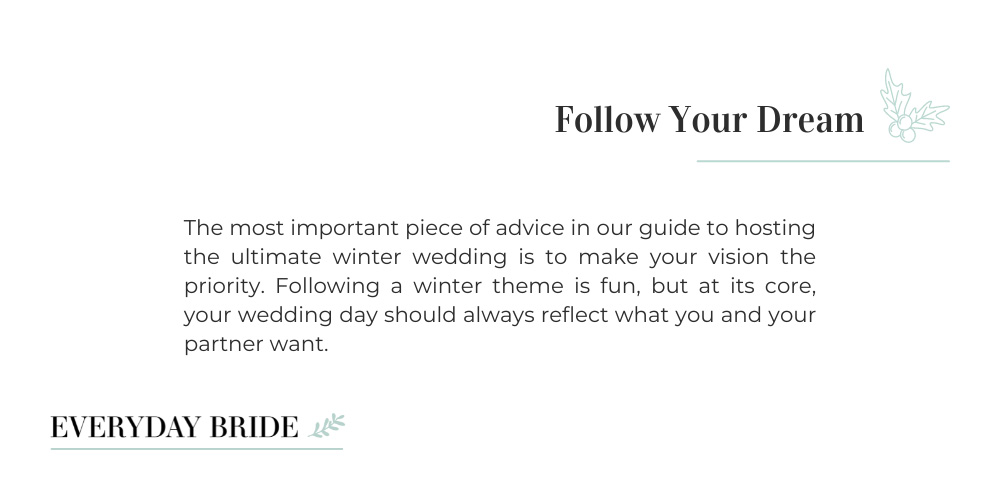 A Guide to Hosting the Ultimate Winter Wedding