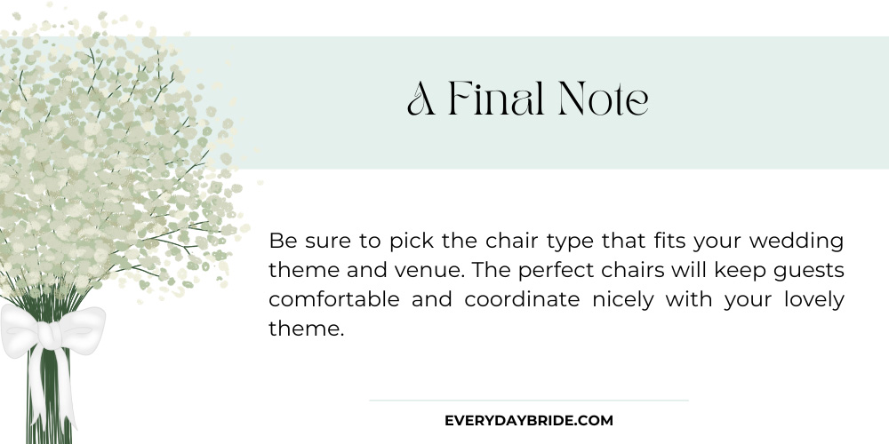 Wedding Chair Rentals: A Couple’s Ultimate Guide